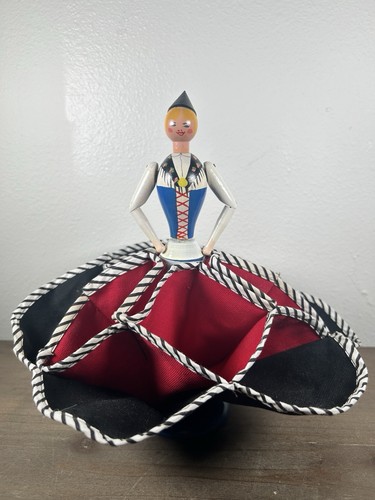 Vintage swedish napkin - vintage, doll