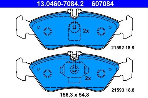 Fits ate 0460 7084 - 13.0460-7084.2, brake