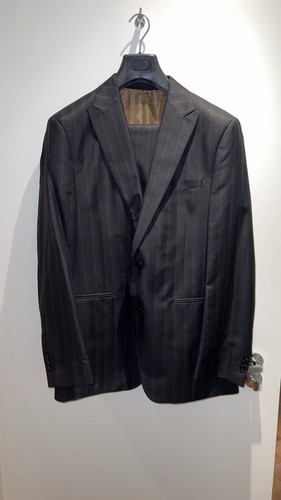 Kenzo black wool silk suit - black,