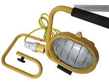 PORTABLE 500W WORK LIGHT SITE SPOT LIGHT INDOOR OUTDOOR GARAGE FLOODLIGHT & BULB