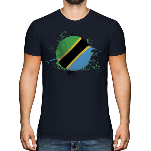 Tanzania football mens - football, t-shirt