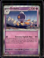 Drifblim SVP135 Stellar Crown Prerelease Promo Card - Pokemon TCG Stamped Card