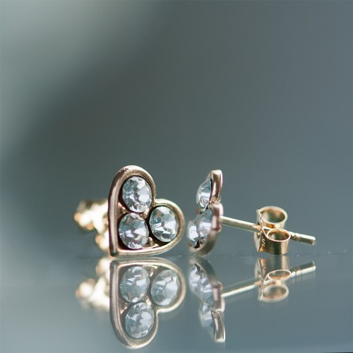 9ct yellow gold cubic - cubic, zirconia