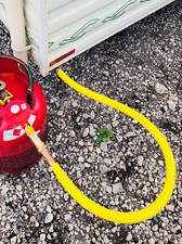 Static caravan gas hose - static,