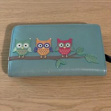 Yoshi Owls Leather Purse