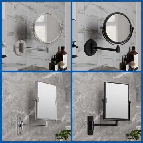 Wall mounted magnifying - mounted, 3x