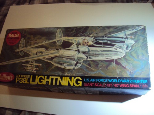Guillows p38 lightning - p38, giant