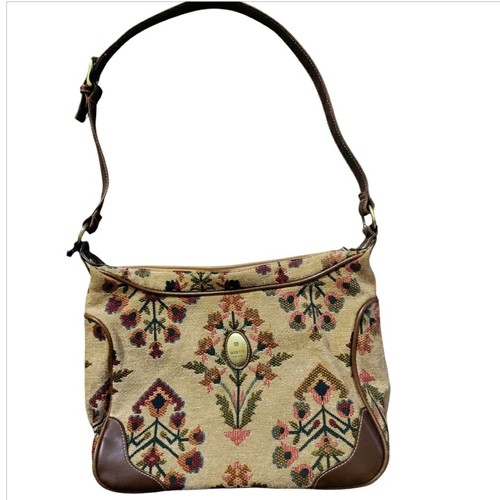 Vtg rosetti tapestry handbag - vtg,