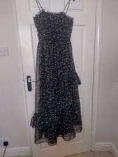 Women’s Vintage John Charles Black And White Evening Dress Size 12