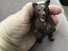 ANTIQUE BLACK FOREST BEAR HAND