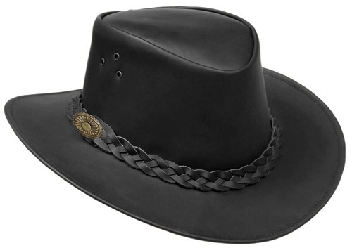 Genuine leather hat western - genuine,