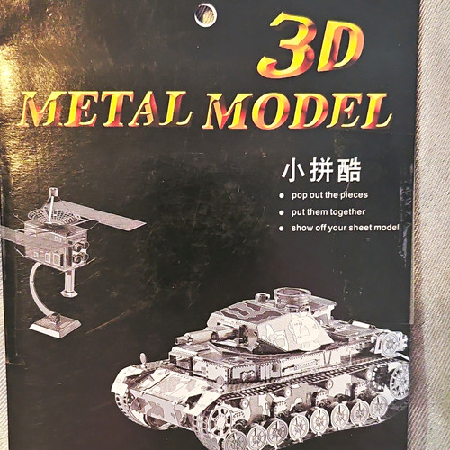 Metal model kit - kit, tank