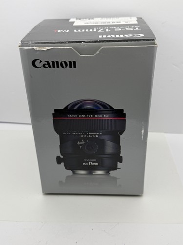 Canon 17mm f - ts-e,