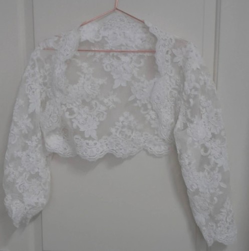 Bridal lace bolero wedding - lace,