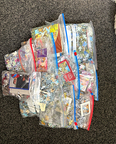 Mixed lot jigsaw puzzle - lot,