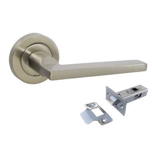 Uno door handle - door, satin