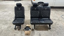 VW Transporter T6 Sportline Kombi Rear Leather Seat Set + Seatbelts + Brackets