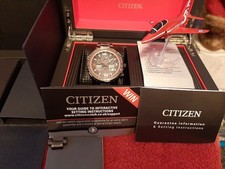 Citizen Men's Skyhawk RAF Red Arrows Limited Edition Black Ion 3275/9999 +LINK