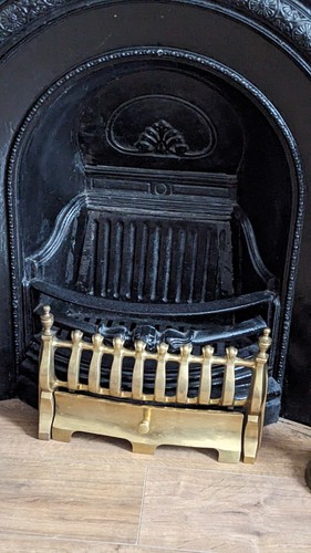 Vintage solid brass fire - vintage,