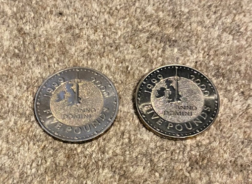 United kingdom millennium 5 - united, £5