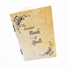 Harry Potter Spell Book. Hogwarts themed spells book. Wizard spells magic