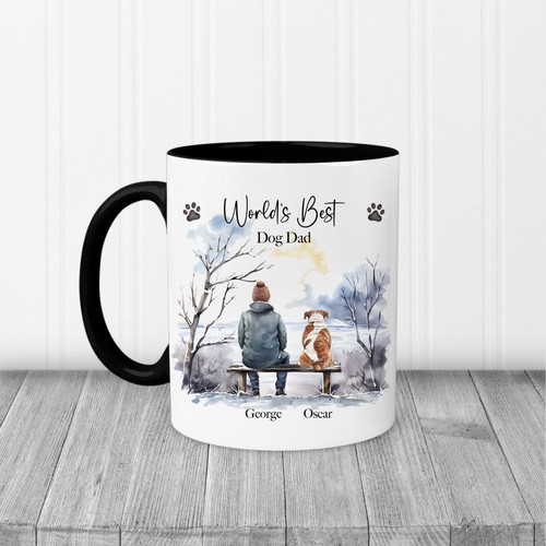 World best dog dad mug - best,