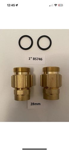 Domestic gas meter adapter - adapter, to