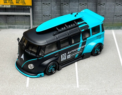 Liberty black blue vw t1 - 1:64,