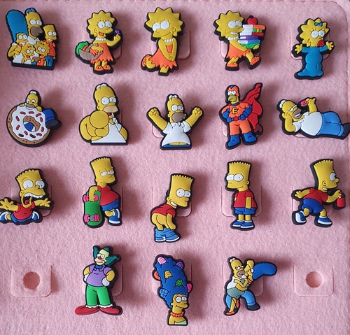 Simpsons shoe charms homer - simpsons,