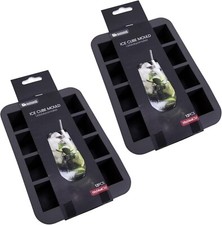 Black Silicone 12 Square Ice