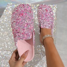 Women's Sequin Rhinestone Clog
