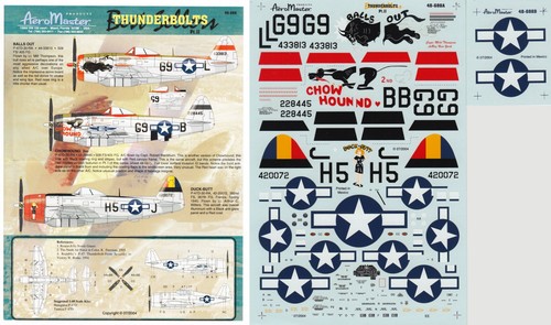 Aeromaster decals p 47d - decals, p-47d