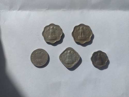 Vintage indian rupees coins - vintage,