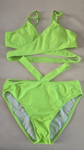 Shein neon green - shein, bikini