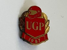 Vintage Original 1987 UGP Ulster Grand Prix Enamel Pin Badge