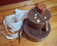 Vintage 3 Leather Collar and