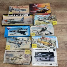 Vintage 1:72 Plastic Model Kits Planes Heller novo  Job Lot Unstarted