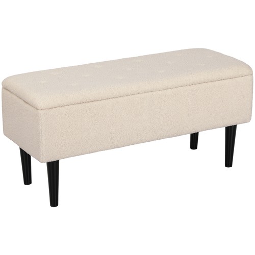 Homcom ottoman storage box - 15",