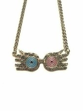 Magical Wizard Glasses Luna Lovegood Necklace Charm Harry Potter Gift Bag UK