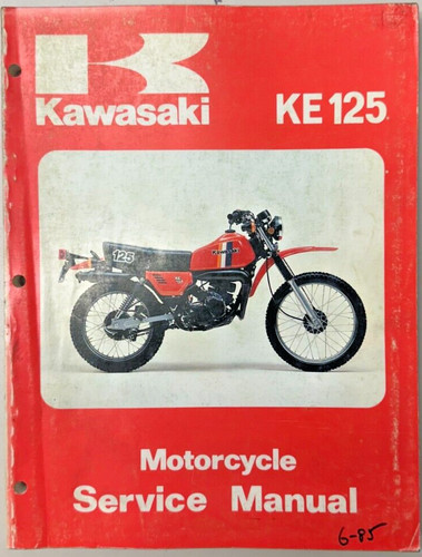 Kawasaki ke125 service manual - ke125,