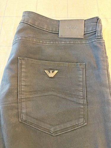 Armani black womens jeans j18 - black,