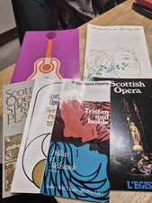 Vintage 1970-80's Scottish Opera Programmes