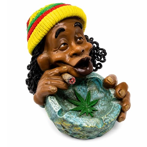 Reggae puff hand painted resin - puff,