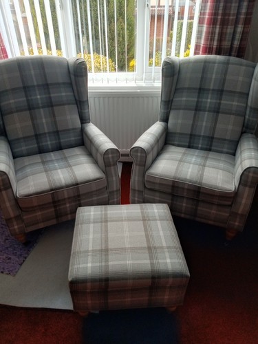 Wing back chairs and foot - wing,