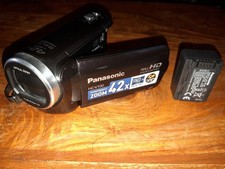 Panasonic HC-V100 Full HD Compact Camcorder Black + BATTERY - TESTED & WORKING