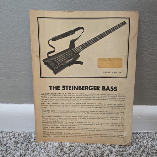 Rare 1982 steinberger - steinberger, state
