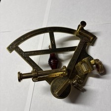 brass marine sextant