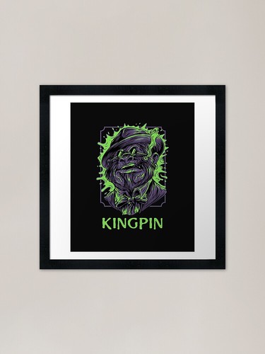 Kingpin framed art print - kingpin,