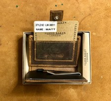 Lloyd baker men’s folding wallet card holder with money clip.