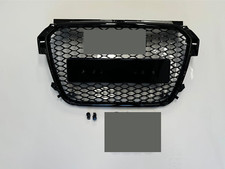 RS1 Style Black Front Bumper Honeycomb Grille for Audi A1 S1 2011-2015